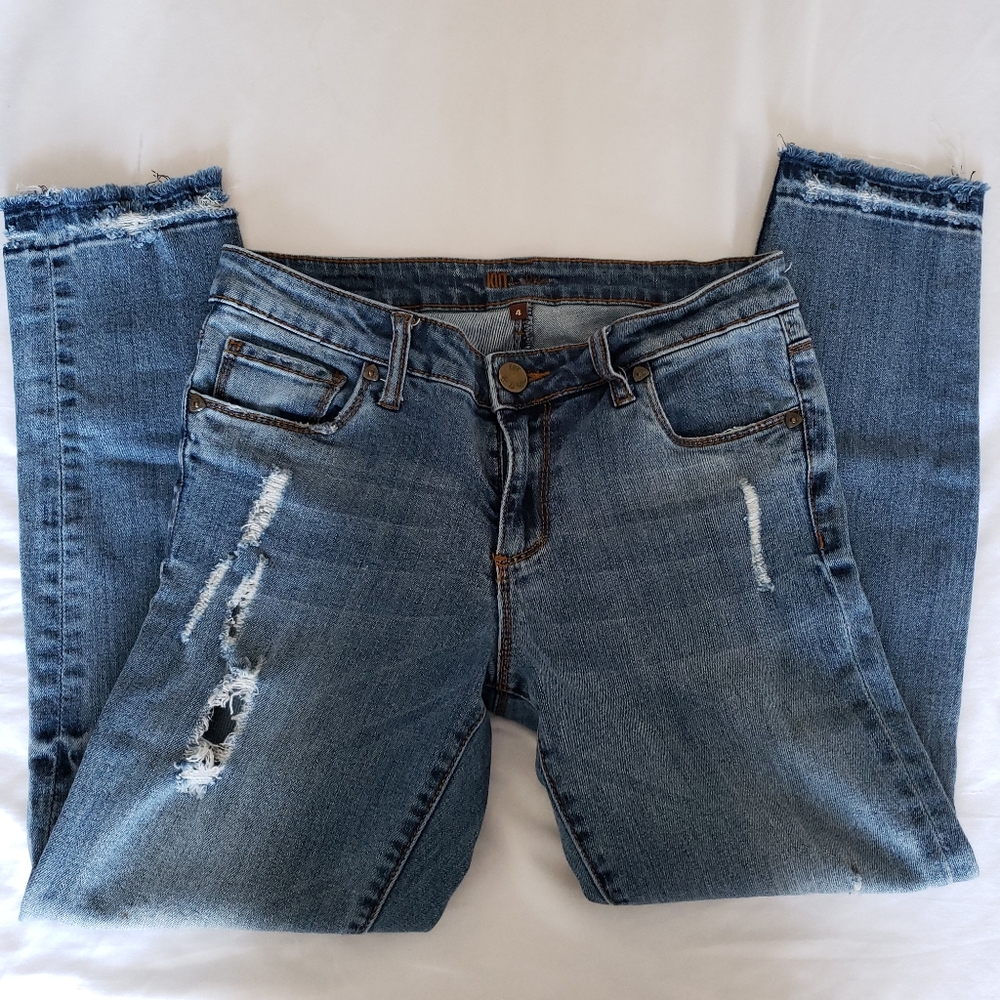 Kut from the Kloth Distressed Denim Jeans Size 4